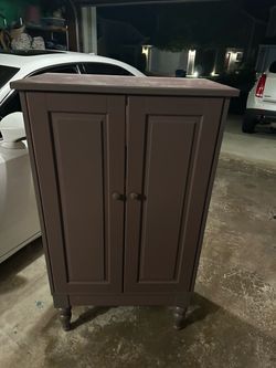 Purple cabinet