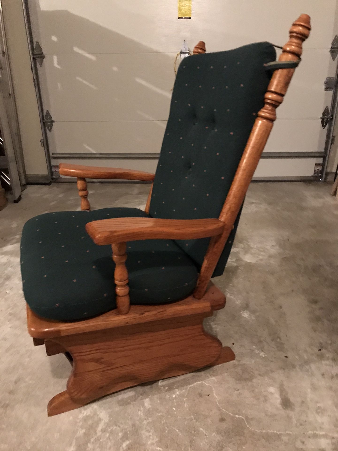 USA Made -Wooden Rocker Glider/lullaby Rocker