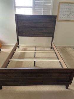 Queen size bed frame