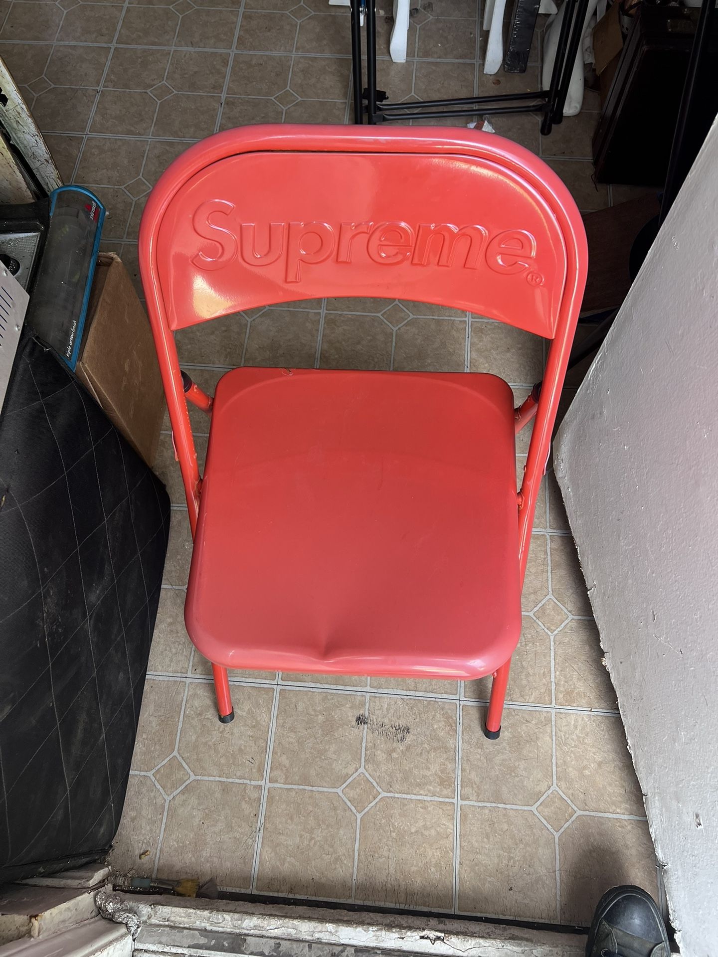 Supreme Metal Supreme Metal Folding Chair 椅子 RED Folding Chair
