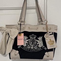 Juicy Couture Scottie Dog Daydreamer Tote Purse 