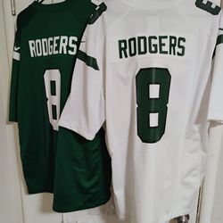Rodgers Jerseys #8 Jets