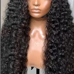 Human Hair Wig 34 Inch