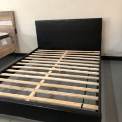 Espresso Platform Bed Frame