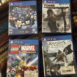 PS4 Games Bundle – Great Condition – $30