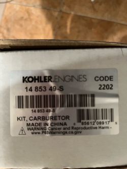 Kohler Carburetor