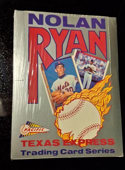 1991 Factory-sealed Pacific Nolan Ryan Texas Express wax box (1st Series)