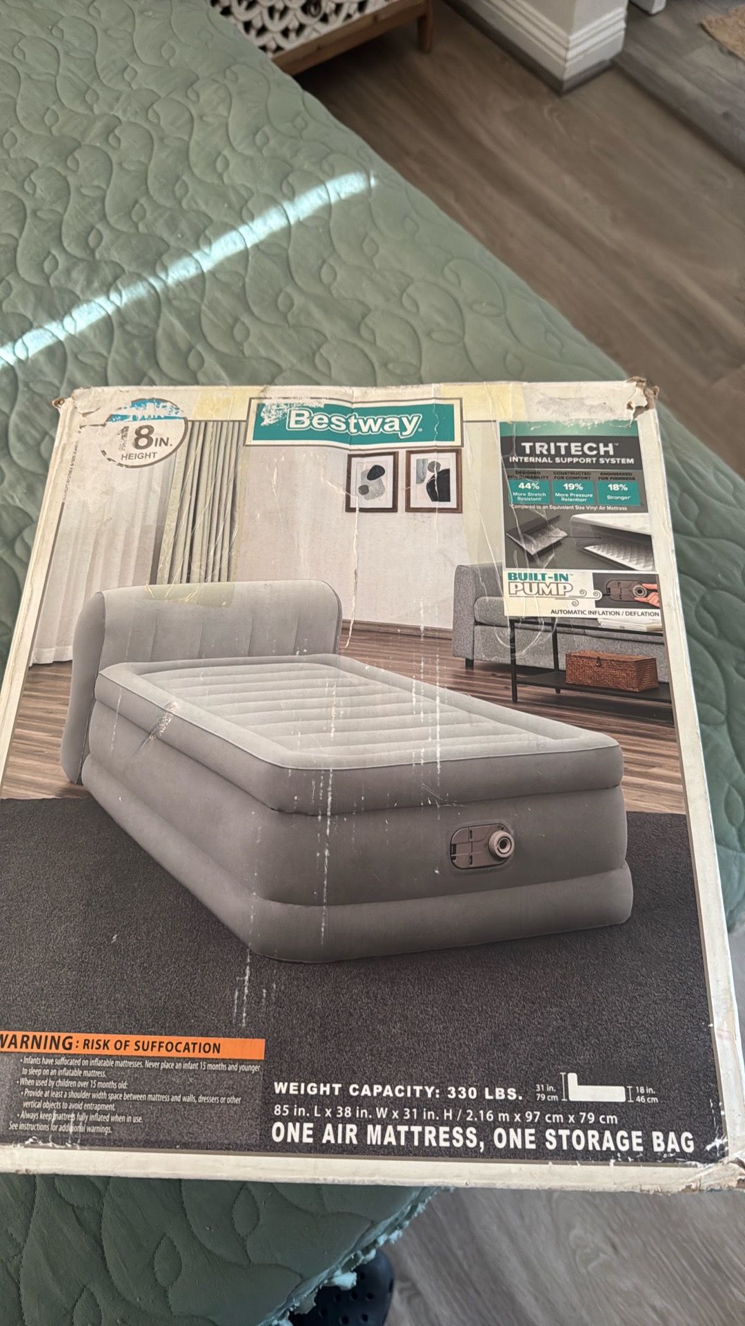 Inflatable air mattress