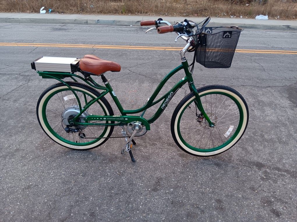 Used 36v Beach Cruisr E-bike Pedago Brand , 7 Speed for Sale in Los ...