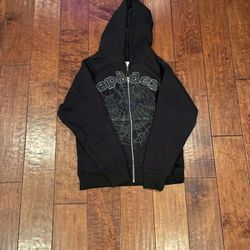 Sp5der Hoodie Zip Up