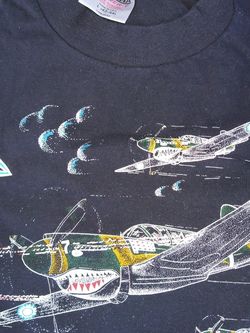 Vintage Oneita Brand Flying Tigers Power T Shirt
