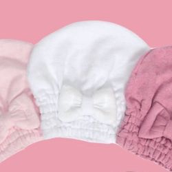 MICROFIBER HAIR DRYING TOWELS 