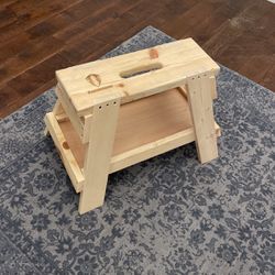 Small Wooden Workbench/Stool
