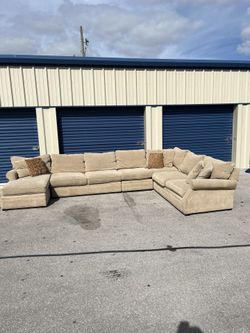 Beige Arhaus Sectional Couch Free Delivery