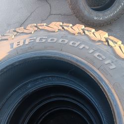 4 llantas Lt 275 65 R18 Bfgoodrich all terrain