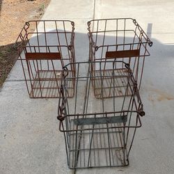 Antique Metal Baskets