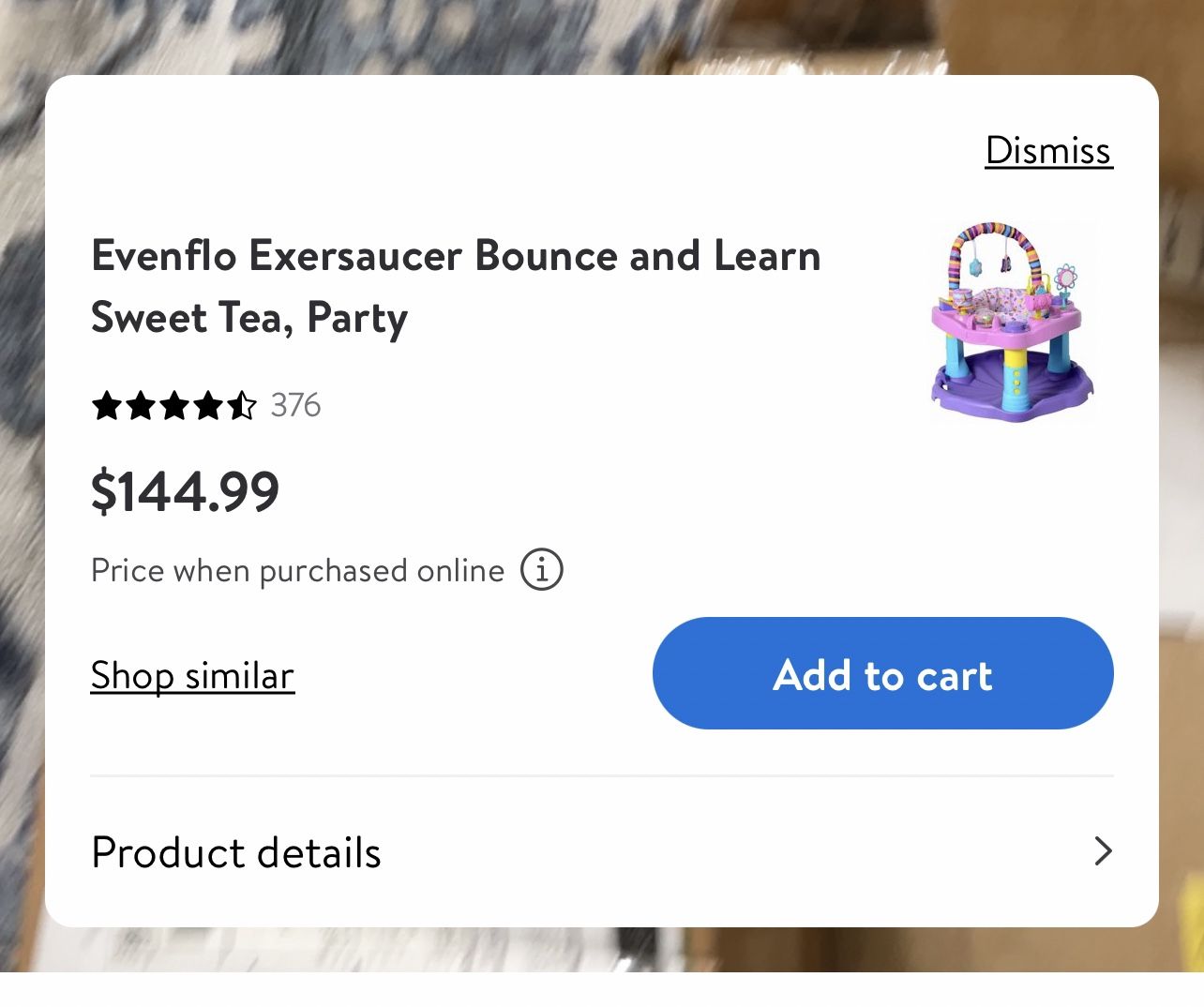 exersaucer bouncer