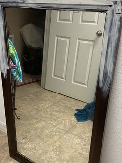 Heavy weight mirror. Unfinished project. L 46 “ 26 w