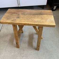 Teakwood Trestle Side/End Table