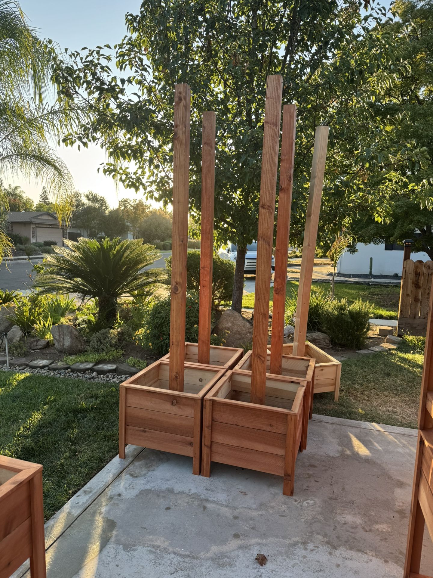 Wind Sail Or Light Hanging Planter Box $120 Ea