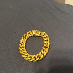 Gold Cuban Bracelet 