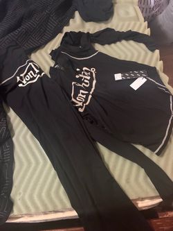 Black vondutch 2 peace outfit 2x