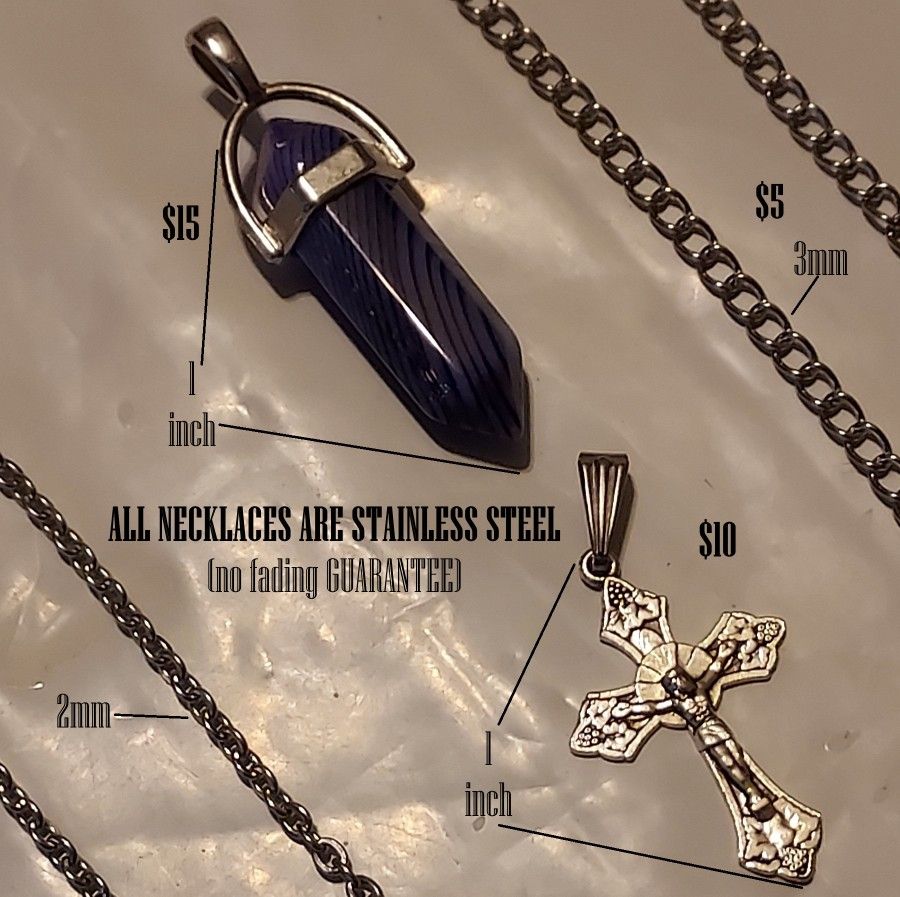 Stainless Steel Necklace And Pendant