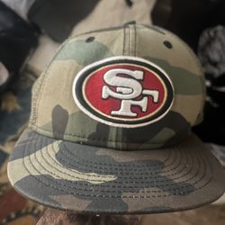 Camo San Francisco 49ers Hat