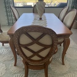 Oak Dining Room 8 Chairs And Buffet