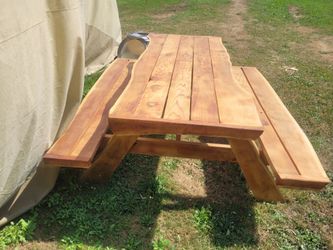 1 day sale live at Cedar picnic table