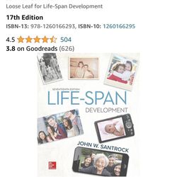 Loose Leaf for Life-Span Development 17th Edition NEW