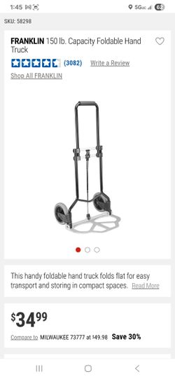 Franklin 150lb Capacity Foldable Hand Truck