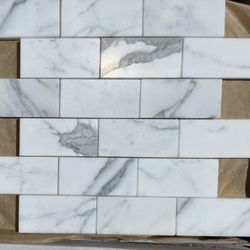 Italian Calacatta Marble Mosaics And Tiles