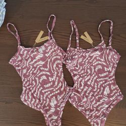 Skims Loungewear Mesh Bodysuit Size Medium /XL