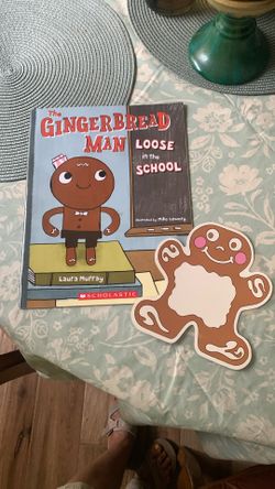Gingerbread Man Loose In The School Bk, Along With 35 G-man Laminated Die cuts $10