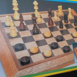 Chess & Checkers Cabinet