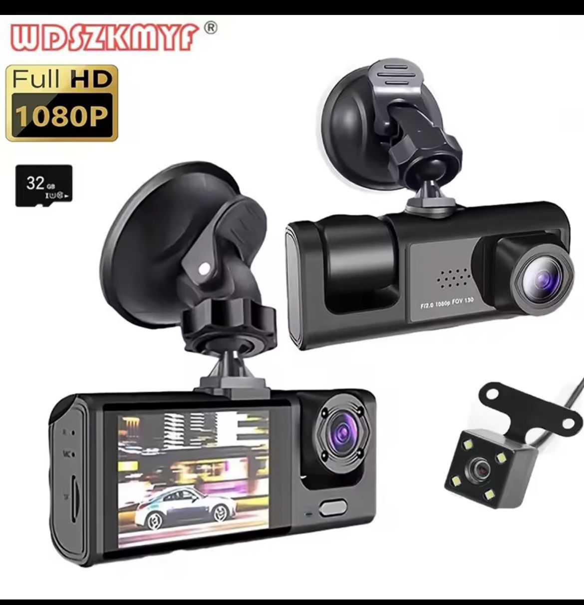1080P Dash Cam for Cars Camera for Vehicle Recorder Video Front View Camera