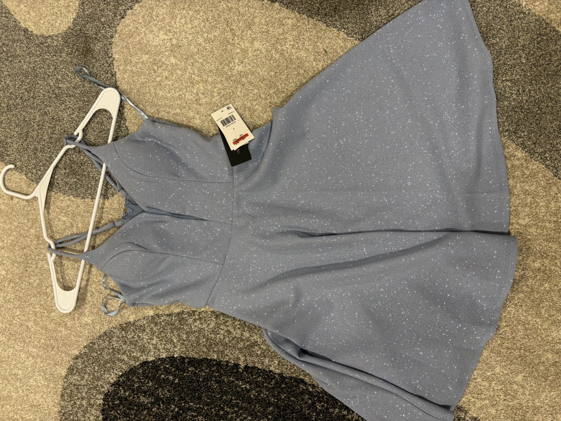 Teen Dress Sky Blue