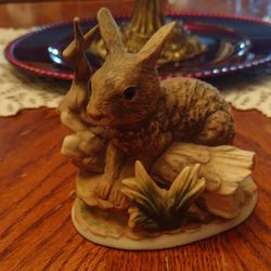 Vintage Porcelain Bunny By Homco  Thumbnail