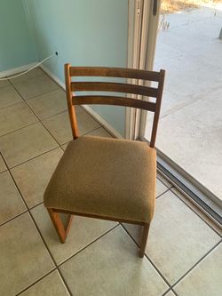 Wooden chairs