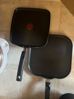 T-fal Nonstick Square Griddle Pans Set of 2