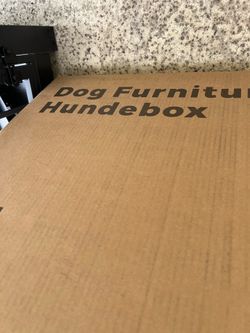 New wood dog case