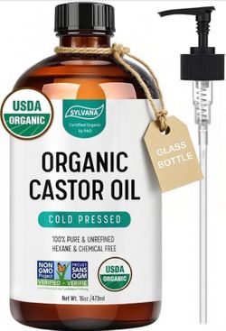 Organic Castor Oil with Pump