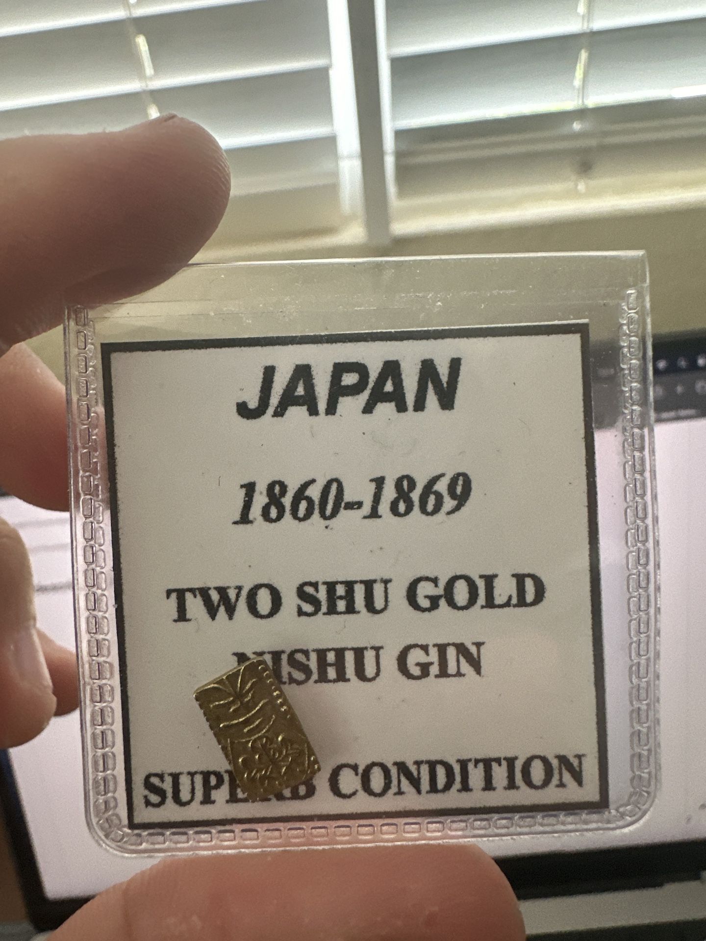 1(contact info removed) Gold Bar Japan Two Shy Gold Nishu Gin