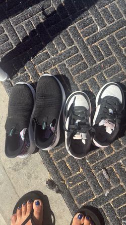 Kids puma and sketcher shoes