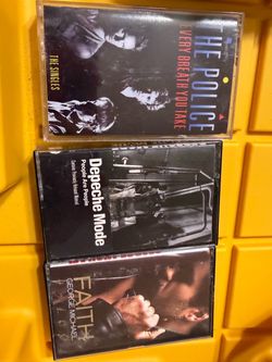 Three cassettes 15 dollars