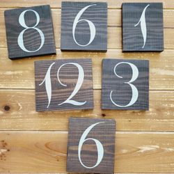 6 PIECE CRAFTS WOOD BLOCK **ALL FOR $1**