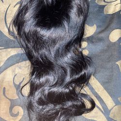 360 HD lace frontal body waves , pre plucked, 20in..
