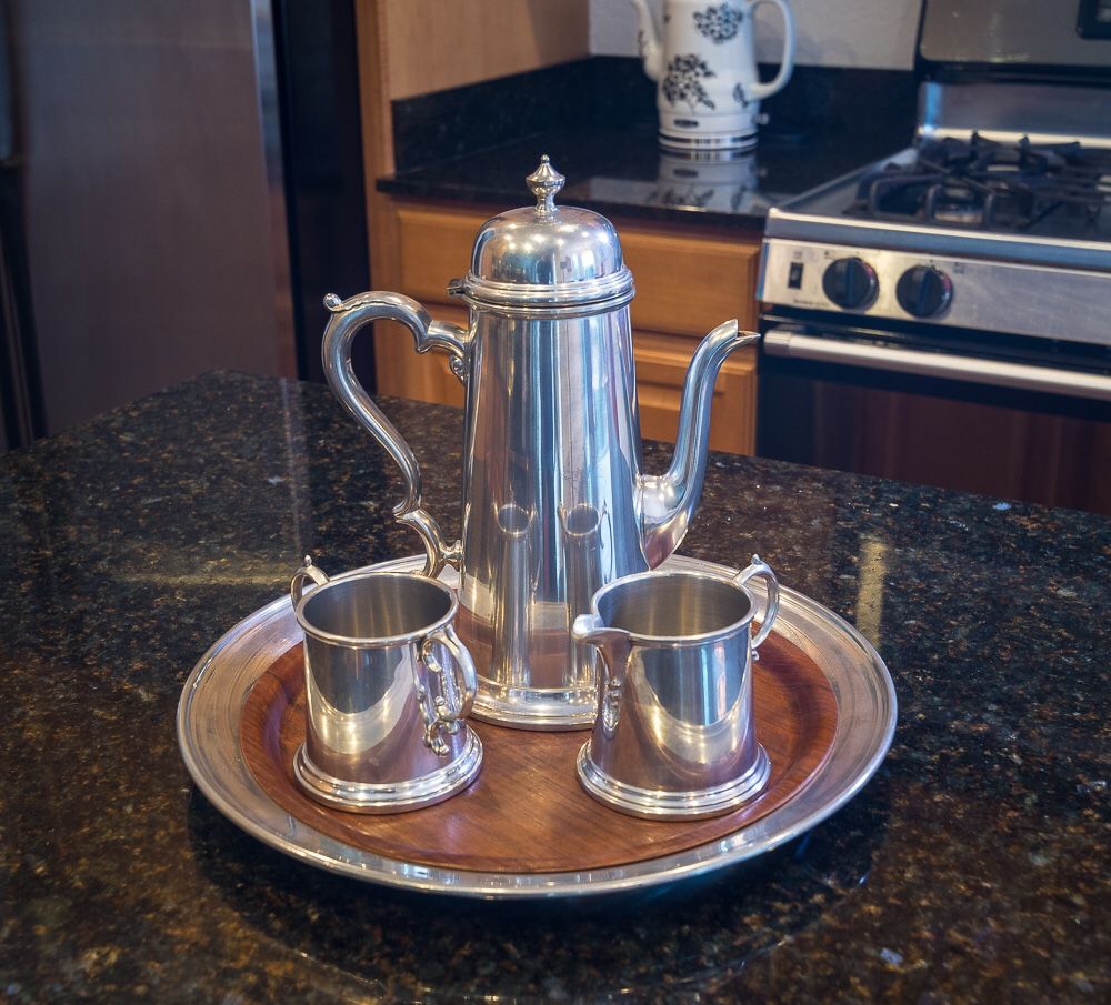 Colonial Pewter by Boardman 130 Coffee Set