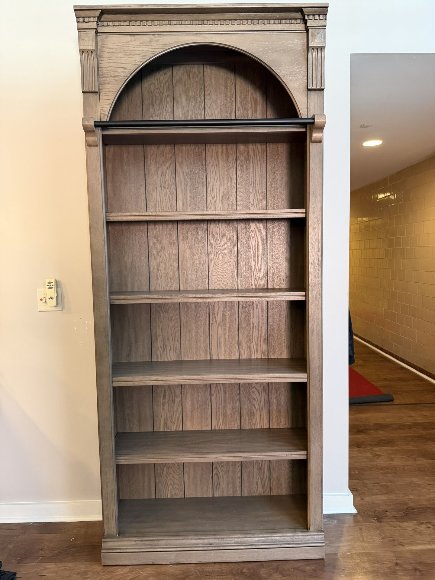 2 - 94 Inch Bookshelves With 1 ladder